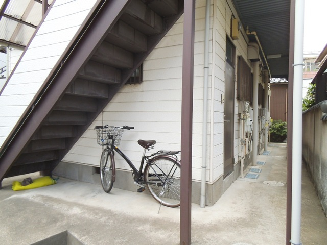 コゴシハイツのその他共用部分|駐輪スペースもあります♪