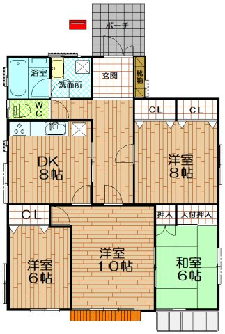 樋ノ口中古戸建の間取り