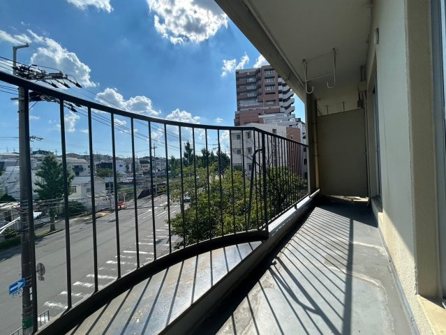 田中マンションのバルコニー