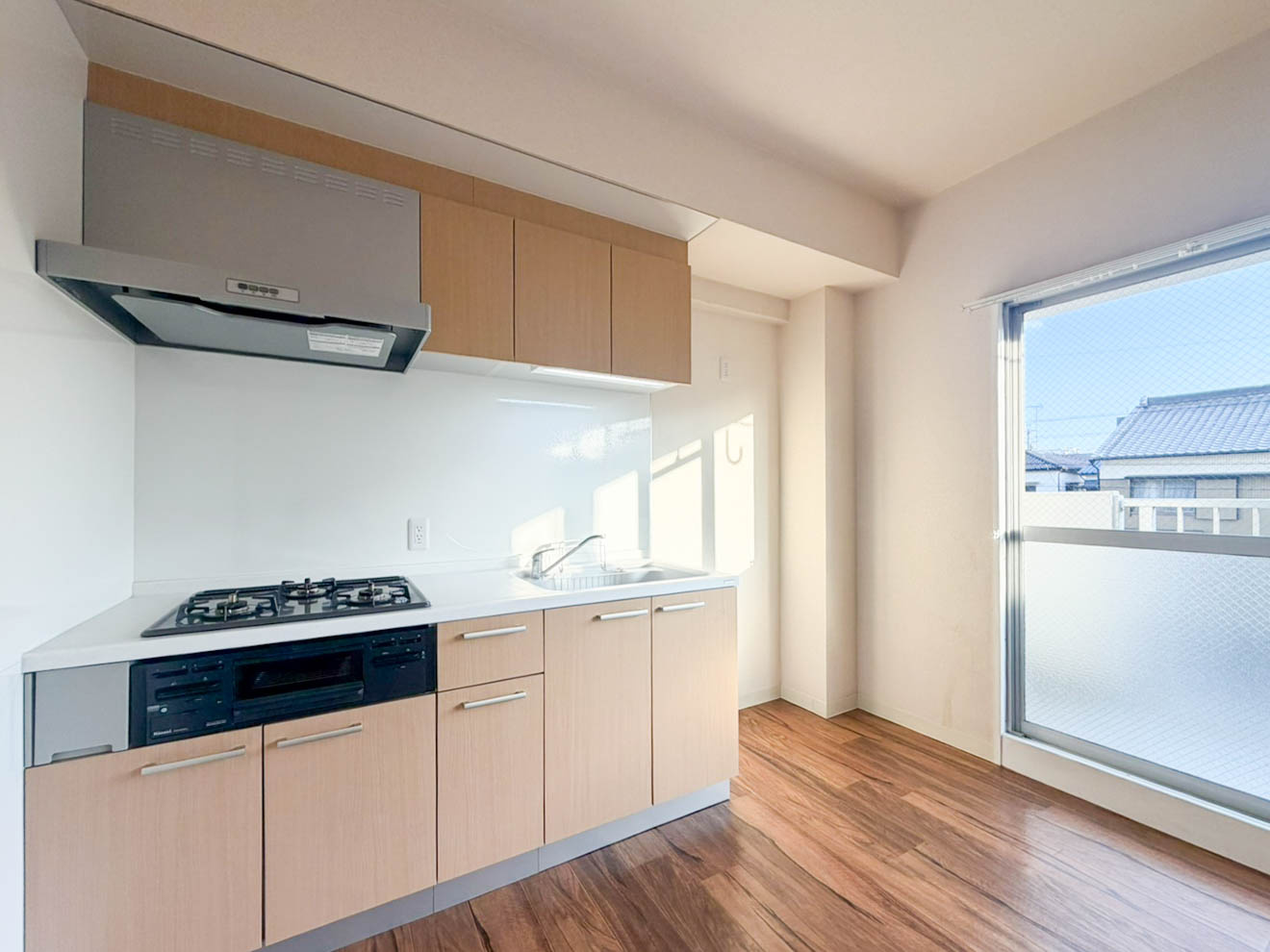 ラ・フィーネヤマセのキッチン|3口コンロで料理もはかどる！