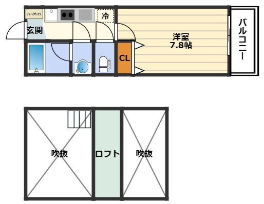 プロスペクト中之島の間取り