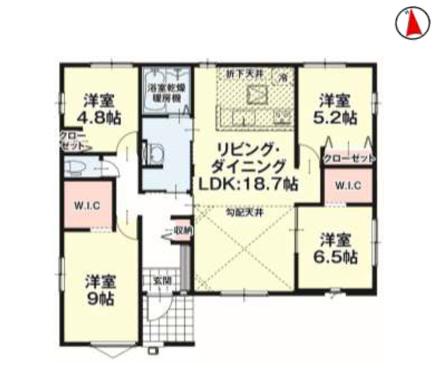 【間取り】 | LIGARE　二本松市油井２期　２号棟 | ★内覧予約でブランド米2kg★