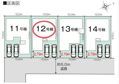 【区画図】 | リナージュ東近江林田町第２期 | 区画図