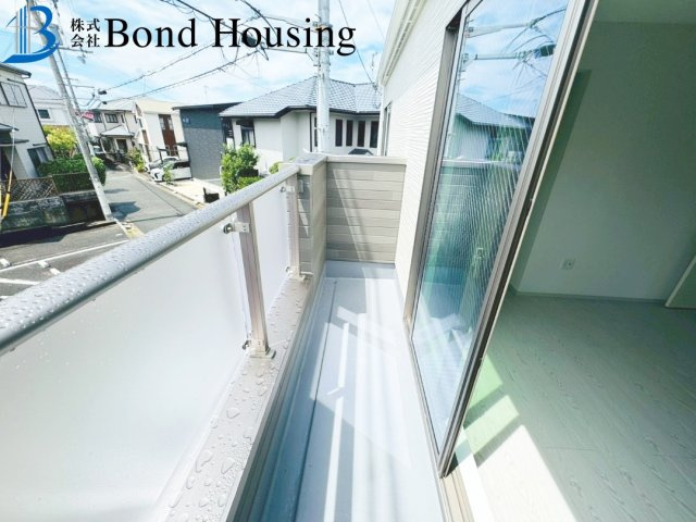 ４LDK・南西角地・LDK広々１９帖・山手　限定１棟のバルコニー