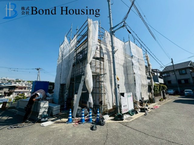 ４LDK・南西角地・LDK広々１９帖・山手　限定１棟の前面道路含む現地写真