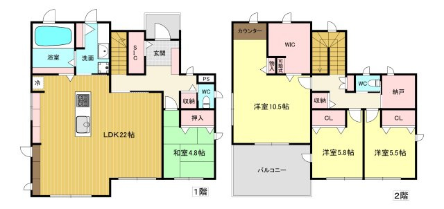 【間取り】 | 涼風町貸家