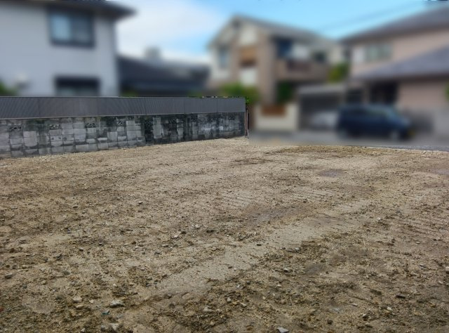 富松町1丁目　土地の外観