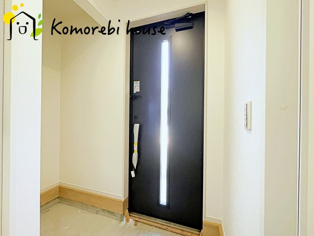 上尾市二ツ宮　8期　新築一戸建て　グレース　01の玄関|26.4.18　撮影済み