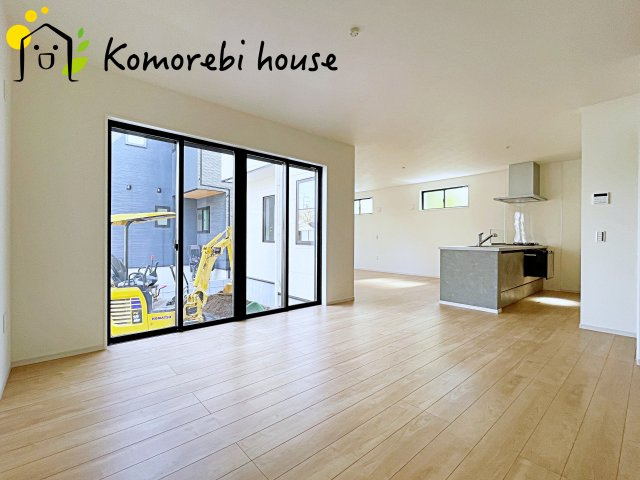 上尾市二ツ宮　8期　新築一戸建て　グレース　01の居間・リビング|26.4.18　撮影済み