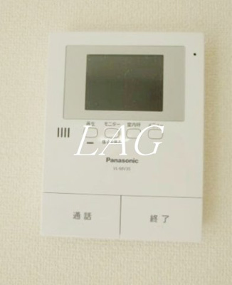【セキュリティ】 | ソレイユ大崎 | モニター付きインターホンです。