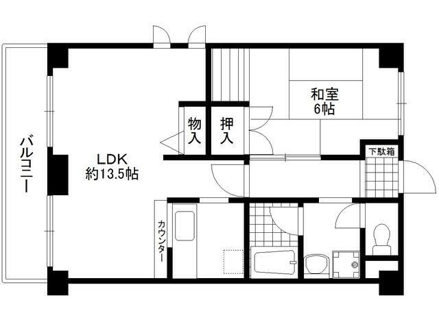 神戸市北区有野中町４丁目の賃貸マンション