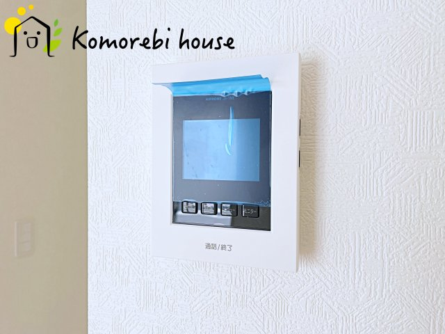 上尾市領家　第2　新築一戸建て　クレイドルガーデン　09の防犯設備|モニター付インターホンです