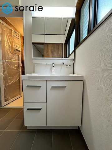川越市笠幡　中古戸建の独立洗面台|
2026/9.27撮影