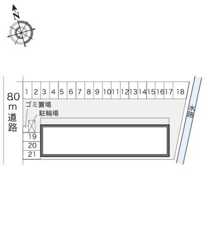 レオパレス金倉の区画図