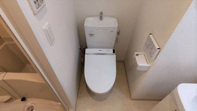 【トイレ】 | パークヒルズ新大阪will | ウォシュレット機能付きです