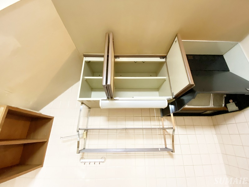 東尾久5丁目戸建て10の収納|キッチン上収納です☆