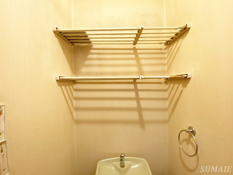 東尾久5丁目戸建て10の収納|トイレ上収納です☆