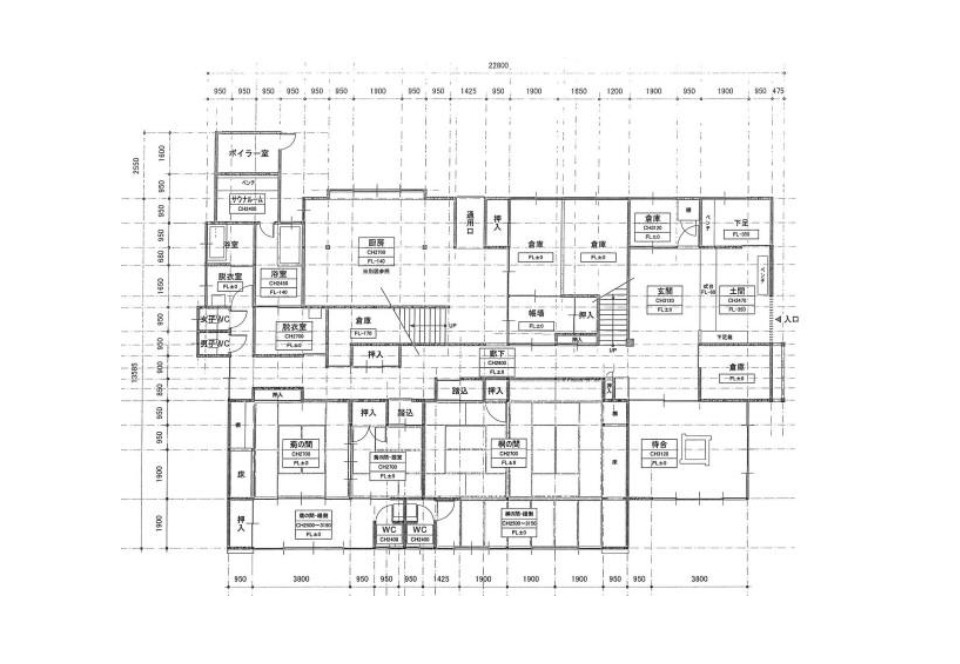 丸三楼店舗の間取り