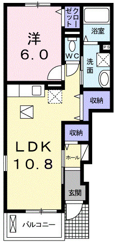 フォルテ辻之の間取り