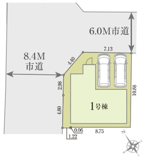 【区画図】 | リナージュ草津市上笠２丁目０１期 | 区画図
