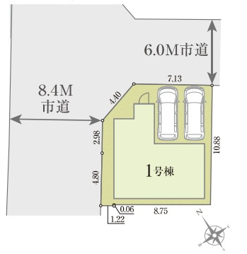 【区画図】 | リナージュ草津市上笠２丁目０１期 | 区画図