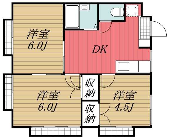 【間取り】 | まるいわパレスみつわ台