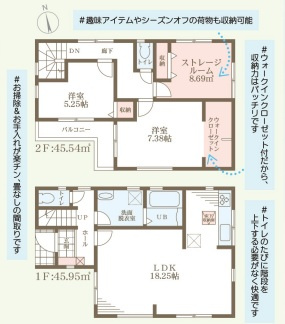 リーブルガーデン八尾市小畑町7期の間取り