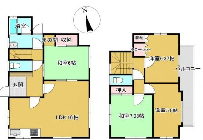 船橋市丸山２丁目の間取り