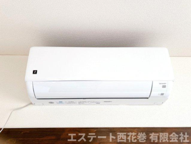 花巻市中北万丁目のアパートの設備|エアコン