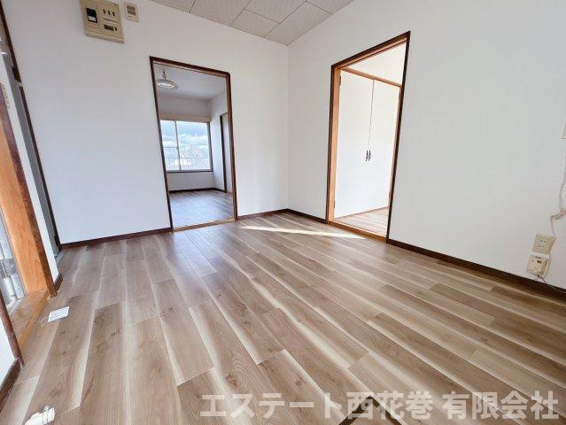 花巻市中北万丁目のアパートのキッチン
