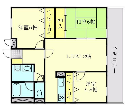 ファミール天野の間取り