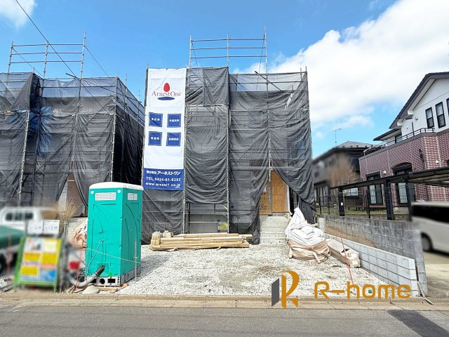 龍ケ崎市城ノ内第10　新築戸建て　1号棟の外観|2026年4月完成予定！近隣の同仕様完成物件をご見学いただけます♪