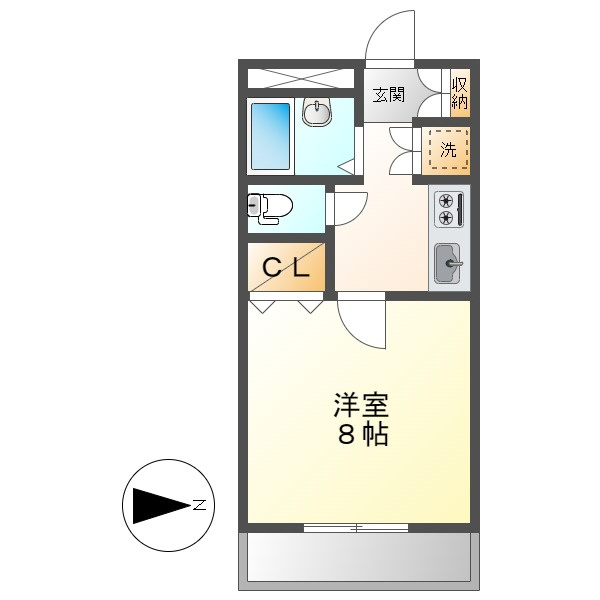 シティーハイツの間取り