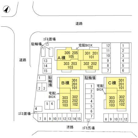 クライノートBの区画図