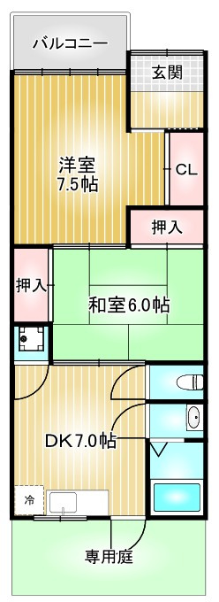 小坂町貸家｜名古屋市の賃貸ならMy賃貸の間取り|小坂町貸家
