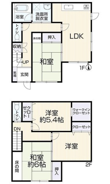 船橋市金杉5丁目の間取り