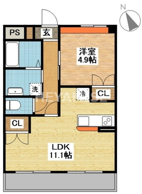 アルカンシエルの間取り