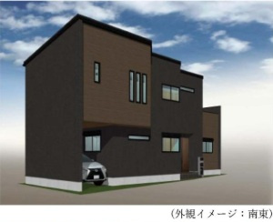【外観パース】 | 西宮市　今津水波町　新築戸建