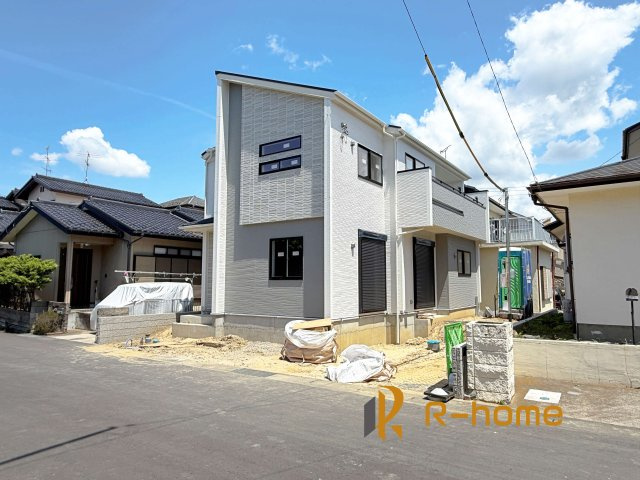 牛久市南5丁目5期　新築戸建て　1号棟の外観|ご予約を頂ければ、『平日』はもちろん『早朝』や『夜間』もご見学可能です♪お気軽にお申し付けください♪