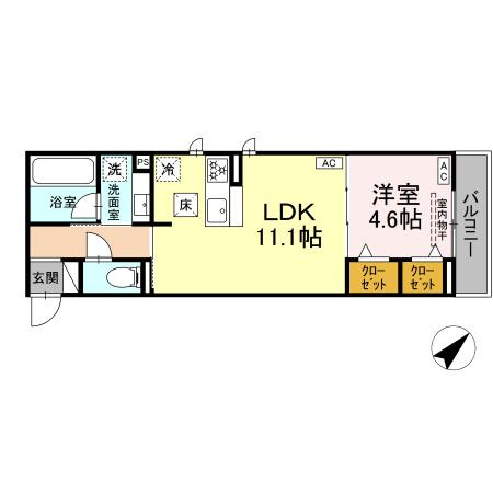 レユスィールの間取り