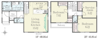 【間取り】 | リナージュ京都伏見区小栗栖森本町０１期 | 間取り