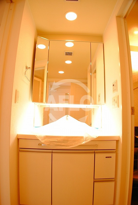 カスタリア阿倍野の洗面所|カスタリア阿倍野　洗面脱衣所