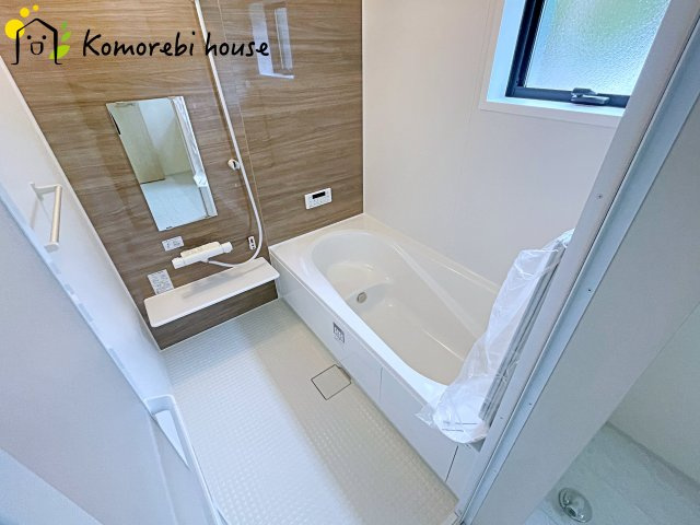 北区日進町1丁目　新築一戸建て　リーブルガーデン　01の浴室|26.7.27撮影済み