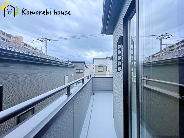北区日進町1丁目　新築一戸建て　リーブルガーデン　01のバルコニー|26.7.27撮影済み
