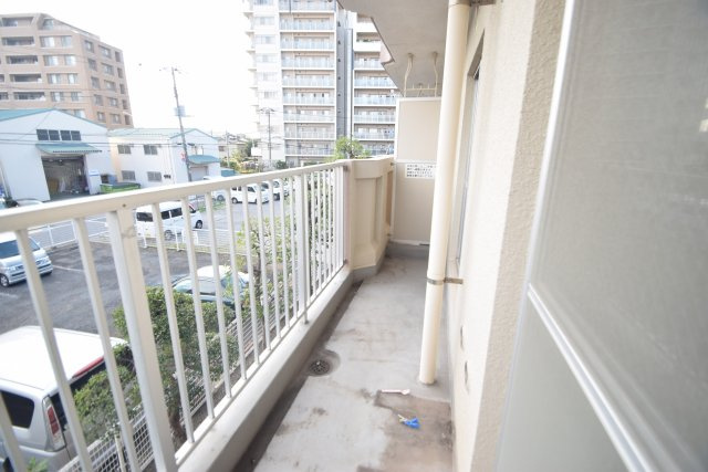 グリーンタウン石井のバルコニー|広々としたバルコニーです