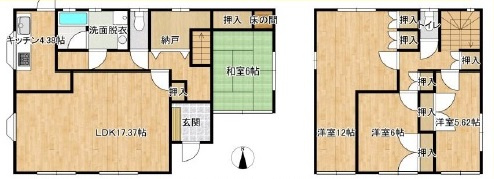 【間取り】 | 桃山台３丁目　中古戸建