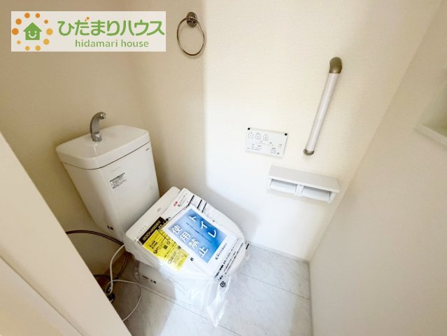 【トイレ】 | 龍ケ崎市姫宮町　新築戸建 | トイレは1F、2F共に完備！取り合いになることがありませんね(^^)/