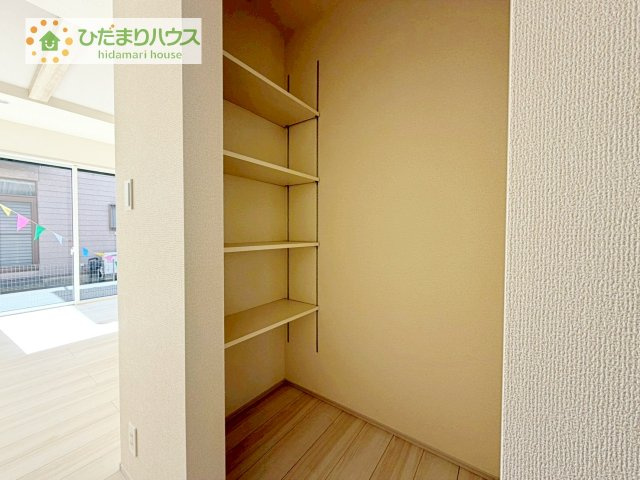 【収納】 | 龍ケ崎市姫宮町　新築戸建 | パントリー完備で散らかりがちなキッチン回りもラクラクお片付けできちゃいます！(*^-^*)