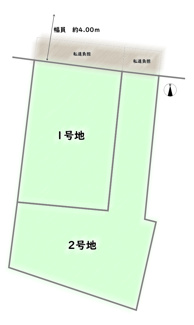 【区画図】 | 右京区太秦井戸ケ尻町　建築条件なし