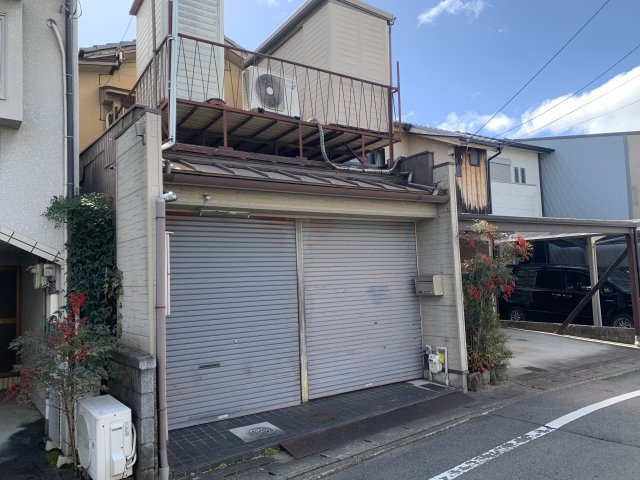 京都市北区紫竹上堀川町　建築条件無し売土地の外観